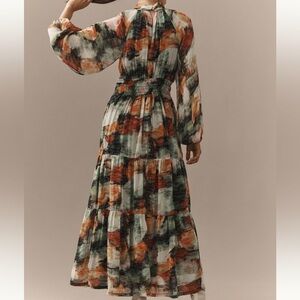 Anthropologie Somerset Maxi Dress: Long sleeve Mock neck